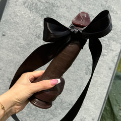 Black Champion - Premium  Silicone Dildo - Just $82! Shop now at @curvenpeach | Pleasure Wands