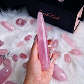The Slim - Premium rose quartz Rose Quartz Yoni Wand - Just $118! Shop now at @curvenpeach | Pleasure Wands