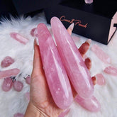 The Thick - Premium rose quarz Rose Quartz Yoni Wand - Just $139! Shop now at @curvenpeach | Pleasure Wands