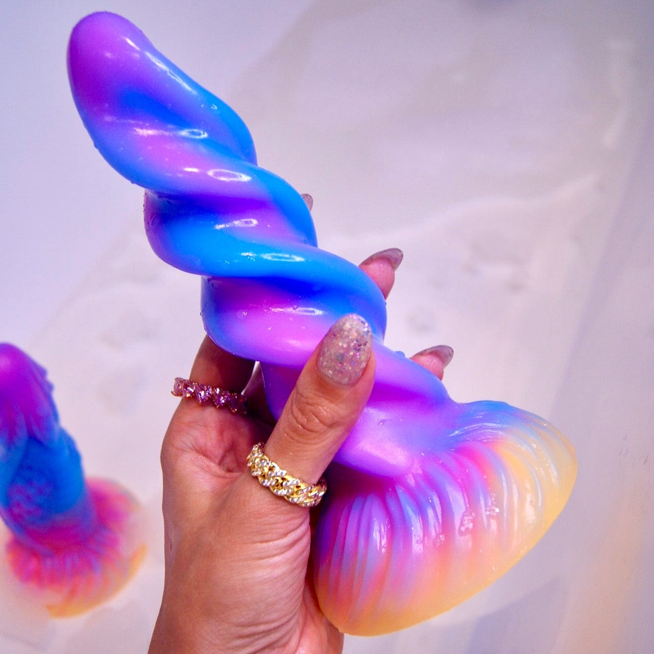 Fantasy Spiral - Premium  Silicone Dildo - Just $94! Shop now at @curvenpeach | Pleasure Wands