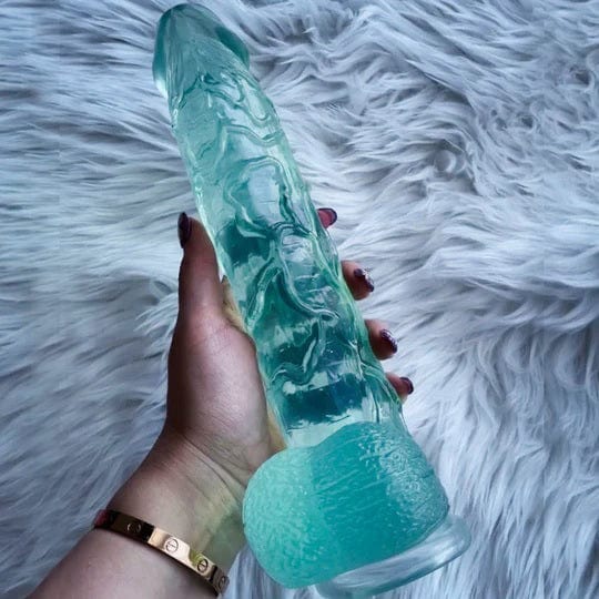 Channing 11.6'' - Premium Jelly Dildo - Just $79! Shop now at @curvenpeach | Pleasure Wands