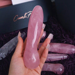 The New - Premium  Rose Quartz Yoni Wand - Just $169! Shop now at @curvenpeach | Pleasure Wands