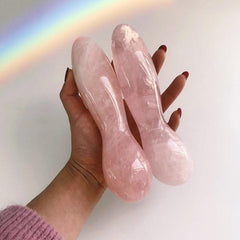 The New - Premium  Rose Quartz Yoni Wand - Just $169! Shop now at @curvenpeach | Pleasure Wands