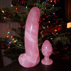 The Real - Premium  Rose Quartz Yoni Wand - Just $169! Shop now at @curvenpeach | Pleasure Wands