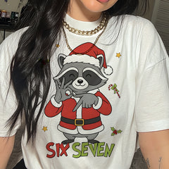 "Six Seven" Santa Racoon